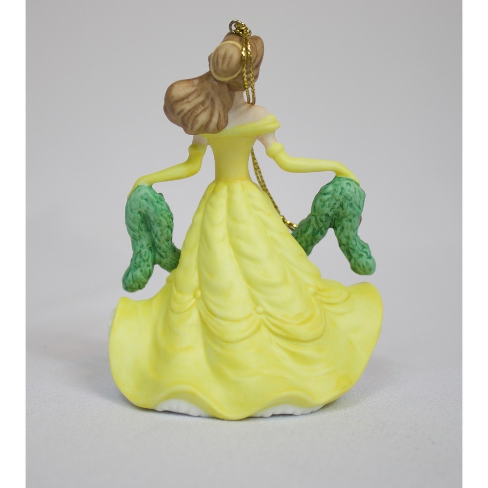 2008 Grolier Belle Disney Porcelain Ornament Beauty & the Beast Holiday‎ - Picture 3 of 5
